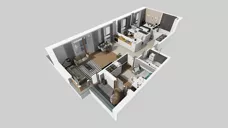 4 pokoje, mieszkanie 78,27 m², piętro 1, oferta nr E/9, Apartamenty Literacka bud. E i F, Warszawa, Bielany, Piaski, ul. Literacka