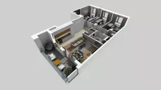 4 pokoje, mieszkanie 76,43 m², piętro 1, oferta nr E/10, Apartamenty Literacka bud. E i F, Warszawa, Bielany, Piaski, ul. Literacka