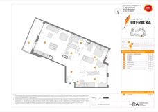 4 pokoje, mieszkanie 89,95 m², piętro 1, oferta nr E/83, Apartamenty Literacka bud. E i F, Warszawa, Bielany, Piaski, ul. Literacka