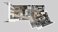 4 pokoje, mieszkanie 89,95 m², piętro 1, oferta nr E/83, Apartamenty Literacka bud. E i F, Warszawa, Bielany, Piaski, ul. Literacka