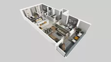 4 pokoje, mieszkanie 76,92 m², piętro 2, oferta nr E/85, Apartamenty Literacka bud. E i F, Warszawa, Bielany, Piaski, ul. Literacka
