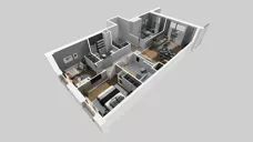 4 pokoje, mieszkanie 76,92 m², piętro 2, oferta nr E/85, Apartamenty Literacka bud. E i F, Warszawa, Bielany, Piaski, ul. Literacka