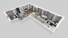 4 pokoje, mieszkanie 88,01 m², piętro 1, oferta nr F/70, Apartamenty Literacka bud. E i F, Warszawa, Bielany, Piaski, ul. Literacka