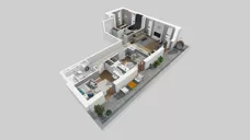 4 pokoje, mieszkanie 88,01 m², piętro 1, oferta nr F/70, Apartamenty Literacka bud. E i F, Warszawa, Bielany, Piaski, ul. Literacka