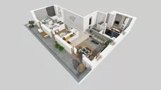 4 pokoje, mieszkanie 88,04 m², piętro 4, oferta nr F/85, Apartamenty Literacka bud. E i F, Warszawa, Bielany, Piaski, ul. Literacka