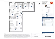 5 pokoi, mieszkanie 104,29 m², piętro 1, oferta nr D/97, Przystanek Prądnik, Kraków, Prądnik Biały, Górka Narodowa, ul. ks. Józefa Meiera 70