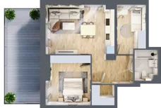 3 pokoje, mieszkanie 53,30 m², piętro 1, oferta nr B/50, Osobowicka 114, Wrocław, Osobowice-Rędzin, Fabryczna, ul. Osobowicka 114