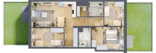 4 pokoje, mieszkanie 76,87 m², parter, oferta nr B/91, Apartamenty Beethovena, Warszawa, Mokotów, Sielce, ul. Dziekońskiego 4