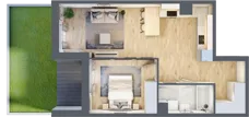 2 pokoje, mieszkanie 47,86 m², parter, oferta nr C/3, 29. Aleja bud. C, Kraków, Stare Miasto, Warszawskie, al. 29 Listopada