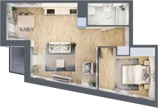 2 pokoje, mieszkanie 47,83 m², piętro 5, oferta nr C/87, 29. Aleja bud. C, Kraków, Stare Miasto, Warszawskie, al. 29 Listopada