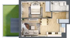 2 pokoje, mieszkanie 39,23 m², parter, oferta nr C/6, Osiedle Rapsodia 2, Wrocław, Karłowice-Różanka, Różanka, ul. Wołowska 5
