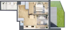 2 pokoje, mieszkanie 39,06 m², parter, oferta nr A/30, Osiedle Urbino 5, Warszawa, Włochy, Raków, ul. Równoległa
