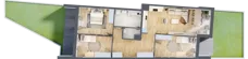 4 pokoje, mieszkanie 88,88 m², parter, oferta nr A/65, Osiedle Międzyleska 3, Wrocław, Tarnogaj, Krzyki, ul. Międzyleska