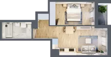 2 pokoje, mieszkanie 38,37 m², piętro 4, oferta nr A/89, Apartamenty Grzybowska 11, Warszawa, Śródmieście, Śródmieście Północne, ul. Grzybowska 11