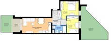 3 pokoje, mieszkanie 56,05 m², piętro 1, oferta nr E/48, Rapsodia 3, Wrocław, Karłowice-Różanka, Różanka, ul. Wołowska