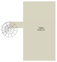 3 pokoje, mieszkanie 81,20 m², piętro 4, oferta nr H/29, Apartamenty Park Matecznego etap 2.2, Kraków, Podgórze, Mateczny, ul. Orawska
