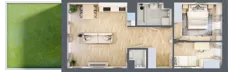 3 pokoje, mieszkanie 54,71 m², parter, oferta nr XI/74, Metro Art 11, Warszawa, Praga Południe, Kamionek, ul. Żupnicza / Chodakowska