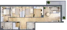 4 pokoje, mieszkanie 89,18 m², piętro 2, oferta nr VII/35, Olchowy Park 7, Warszawa, Białołęka, Kobiałka, ul. Marii Callas 4A