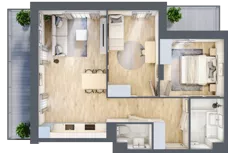 3 pokoje, mieszkanie 60,30 m², piętro 5, oferta nr VI/56, Neo Nova Ochota 6, Warszawa, Włochy, Raków, ul. Opackiego