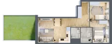 3 pokoje, mieszkanie 57,61 m², parter, oferta nr VI/63, Neo Nova Ochota 6, Warszawa, Włochy, Raków, ul. Opackiego