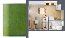 1 pokój, mieszkanie 29,73 m², parter, oferta nr VII/59, Nova Viva Garden 7, Warszawa, Białołęka, Brzeziny, ul. Pawła Włodkowica 11C