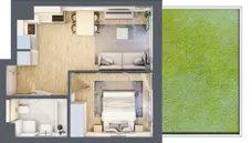 2 pokoje, mieszkanie 36,03 m², parter, oferta nr XIII/90, Metro Art 13, Warszawa, Praga Południe, Kamionek, ul. Żupnicza