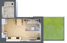 1 pokój, mieszkanie 31,36 m², parter, oferta nr XIII/43, Metro Art 13, Warszawa, Praga Południe, Kamionek, ul. Żupnicza