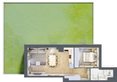 2 pokoje, mieszkanie 42,46 m², parter, oferta nr IV/67, Neo Nova Ochota 4, Warszawa, Włochy, Raków, ul. Wojciecha Opackiego