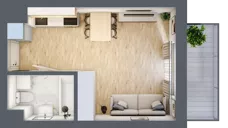 1 pokój, mieszkanie 26,10 m², piętro 5, oferta nr VI/148, Metro Art 6, Warszawa, Praga Południe, Kamionek, ul. Żupnicza