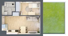 2 pokoje, mieszkanie 31,35 m², parter, oferta nr VI/3, Metro Art 6, Warszawa, Praga Południe, Kamionek, ul. Żupnicza