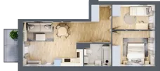 3 pokoje, mieszkanie 53,28 m², piętro 2, oferta nr D-6, Piastova Osada, Warszawa, Ursus, Gołąbki, ul. Henryka II Pobożnego