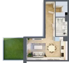 1 pokój, mieszkanie 30,12 m², parter, oferta nr A/97, Olchowy Park 3, Warszawa, Białołęka, Kobiałka, ul. Marii Callas 20, 20A