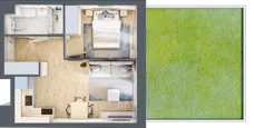 2 pokoje, mieszkanie 33,15 m², parter, oferta nr III/72, Neo Nova Ochota 3, Warszawa, Włochy, Raków, ul. Wojciecha Opackiego 4A