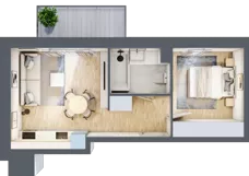 2 pokoje, mieszkanie 34,50 m², piętro 5, oferta nr III/39, Neo Nova Ochota 3, Warszawa, Włochy, Raków, ul. Wojciecha Opackiego 4A