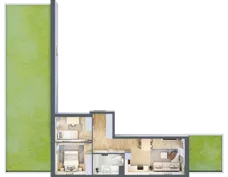 3 pokoje, mieszkanie 50,45 m², parter, oferta nr VIII/39, Nova Viva Garden 8, Warszawa, Białołęka, Brzeziny, ul. Włodkowica 11D