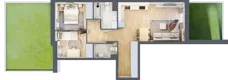 3 pokoje, mieszkanie 56,92 m², parter, oferta nr VIII/7, Nova Viva Garden 8, Warszawa, Białołęka, Brzeziny, ul. Włodkowica 11D