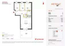 4 pokoje, mieszkanie 66,87 m², parter, oferta nr XII/1, Metro Art 12, Warszawa, Praga Południe, Kamionek, ul. Chodakowska 38