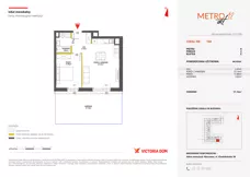 2 pokoje, mieszkanie 44,42 m², piętro 2, oferta nr XII/112, Metro Art 12, Warszawa, Praga Południe, Kamionek, ul. Chodakowska 38