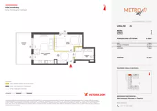 2 pokoje, mieszkanie 51,04 m², parter, oferta nr X/26, Metro Art 9, 10, Warszawa, Praga Południe, Kamionek, ul. Żupnicza