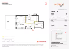 2 pokoje, mieszkanie 50,99 m², parter, oferta nr VIII/38, Metro Art 8, Warszawa, Praga Południe, Kamionek, ul. Żupnicza
