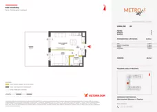 2 pokoje, mieszkanie 36,93 m², parter, oferta nr VIII/60, Metro Art 8, Warszawa, Praga Południe, Kamionek, ul. Żupnicza