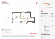 2 pokoje, mieszkanie 51,05 m², parter, oferta nr IX/38, Metro Art 9, 10, Warszawa, Praga Południe, Kamionek, ul. Żupnicza