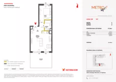 2 pokoje, mieszkanie 47,29 m², parter, oferta nr IX/107, Metro Art 9, 10, Warszawa, Praga Południe, Kamionek, ul. Żupnicza