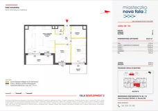 3 pokoje, mieszkanie 65,87 m², piętro 3, oferta nr II/101, Miasteczko Nova Fala 2, Gdynia, Cisowa, ul. Morska 254-262