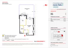 2 pokoje, mieszkanie 40,15 m², piętro 2, oferta nr II/149, Miasteczko Nova Fala 2, Gdynia, Cisowa, ul. Morska 254-262