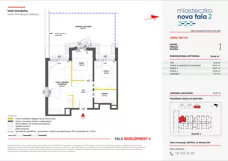 3 pokoje, mieszkanie 55,15 m², piętro 1, oferta nr II/210, Miasteczko Nova Fala 2, Gdynia, Cisowa, ul. Morska 254-262