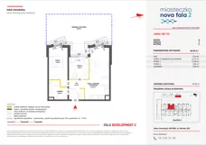 3 pokoje, mieszkanie 55,15 m², piętro 1, oferta nr II/210, Miasteczko Nova Fala 2, Gdynia, Cisowa, ul. Morska 254-262