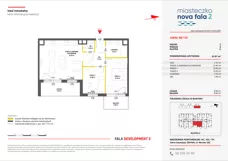 3 pokoje, mieszkanie 65,87 m², piętro 2, oferta nr II/152, Miasteczko Nova Fala 2, Gdynia, Cisowa, ul. Morska 254-262