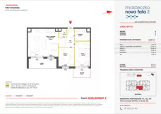 3 pokoje, mieszkanie 65,87 m², piętro 4, oferta nr II/174, Miasteczko Nova Fala 2, Gdynia, Cisowa, ul. Morska 254-262
