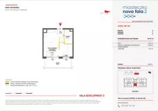 1 pokój, mieszkanie 26,53 m², piętro 5, oferta nr II/183, Miasteczko Nova Fala 2, Gdynia, Cisowa, ul. Morska 254-262